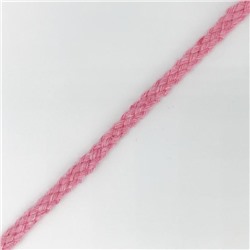 Шнур круглый коса х/б розовый 0,5см