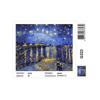 Звездная ночь над Роной. Ван Гог