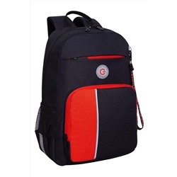 Рюкзак МАЛ GRIZZLY 355-2/1-RB черный-красный