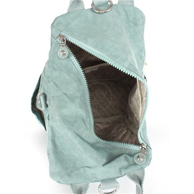 Рюкзак жен текстиль BoBo-66109-1  (сумка-change),  1отд. 4внеш,  4внут/карм,  голубой 255299