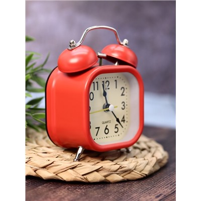 Часы-будильник «ClockSync», red (12,5х9,5 см)