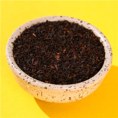 Чай чёрный «8 Марта»: с ароматом лимона и мяты, 100 г.