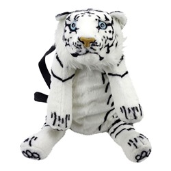 Игрушка-рюкзак белый тигр 40x15x20