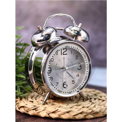 Часы-будильник "Wake up clock", grey (16,5х12,5 см)