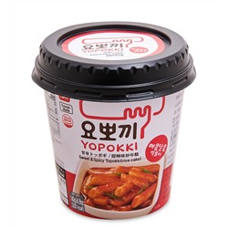 ER-78 Клецки из рисовой муки «ТОПОККИ» с сладко-острым соусом, 140г, Корея