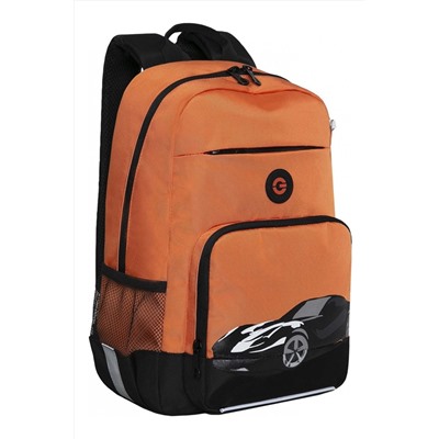 Рюкзак МАЛ GRIZZLY 355-1/3-RB черный-оранжевый