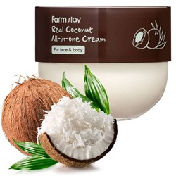 FarmStay Крем для лица и тела Face&Body Real Coconut All-in-one Cream, 300мл