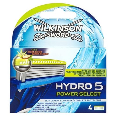 Кассеты для бритвы Schick (Wilkinson Sword) HYDRO-5 Groomer Power Select (4шт)