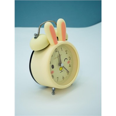 Часы-будильник «Cute rabbit», yellow (6х9,5 см)