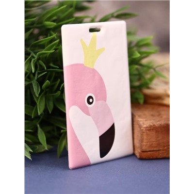 Держатель для карт "Flamingo Face" (6,5 х 10,4 см)