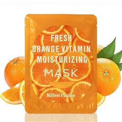 Million Pauline, Тканевая маска для лица с экстрактом апельсина Orange