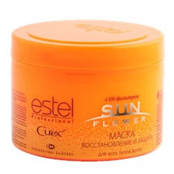 CRS500/M2 Маска CUREX SUN FLOWER для волос - восстановление и защита с UV-фильтром, 500 мл