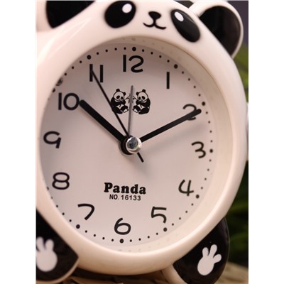 Часы-будильник "Panda", white (14х11 см)