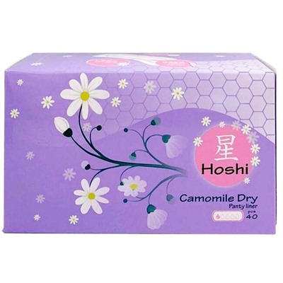 CN/ HOSHI Chamomile Dry Прокладки ежедневные (150мм), 40шт