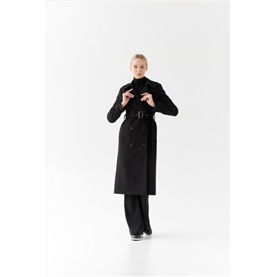 Пальто женское демисезонное 25797 (черный)