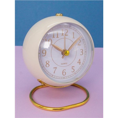 Часы-будильник «Loft lens», white (13,5х10 см)