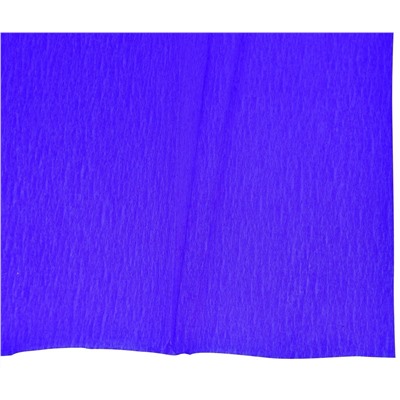 Бумага синяя , крепированная 50х250 см, 32 г/м2,  Каляка-Маляка