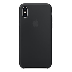 Силиконовый чехол для Айфон XR - Чёрный (Black)