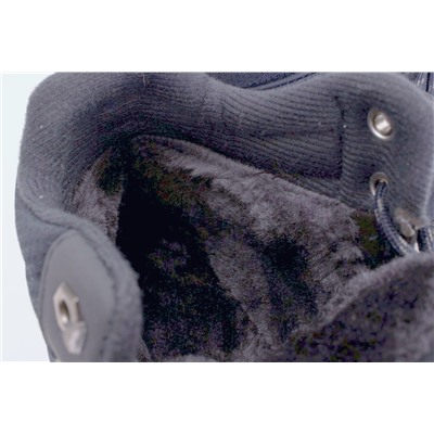 Aowei A2467-9 Ботинки син текстиль+иск нубук, подклад иск мех