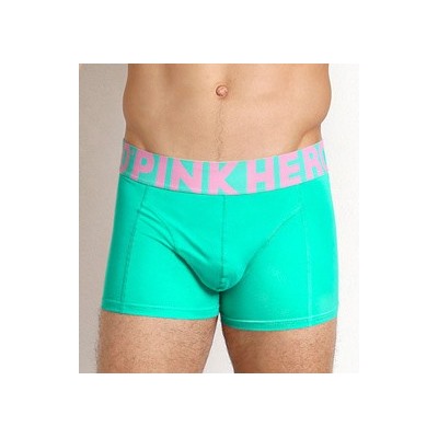 Мужские трусы Pink Hero зеленые удлиненные PH513-7