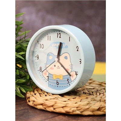 Часы-будильник «Playful cat», blue