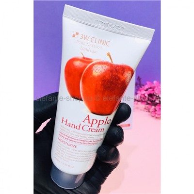 Крем для рук 3W Clinic Apple Hand Cream, 100 мл (78)