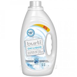 Средство для стирки жидкое BURTI Liquid OXI универсальное для белого и светлого белья, 1,45 л (1,5 л)