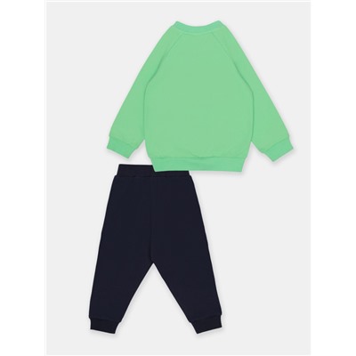 CSBB 90236-37-392 Комплект для мальчика (джемпер, брюки),зеленый