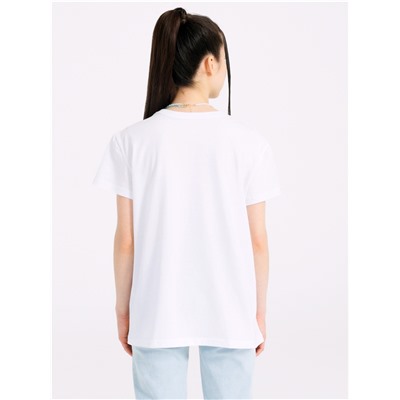 футболка 1ЖДФК4513001; белый / Цветной одуванчик