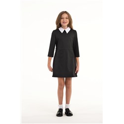 Серое школьное платье Mooriposh, модель 0147/1