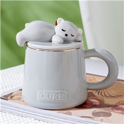 Кружка «Cure bear», grey (390 ml)