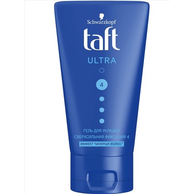 Гель для укладки волос Taft Ultra №4, экстрасильная фиксация, 150 мл