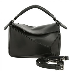 Женская кожаная сумка 1489-1 BLACK