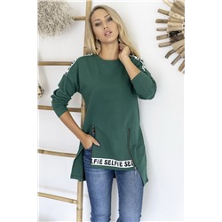 HAJDAN BL1106  зеленый блузка