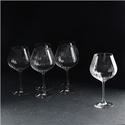 Набор бокалов для вина «Виола», 6 шт, 570 мл, хрустальное стекло