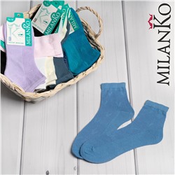 Женские носки в мелкую сетку укороченные MilanKo N-202 упаковка