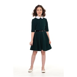 Зеленое школьное платье Mooriposh, модель 0145/1
