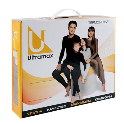 Комплект термобелья МУЖ Ultramax 2131 U NEW-BLK (56 (3XL) черный)