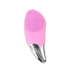Электрическая щётка Sonic Facial Brush для чистки лица розовая