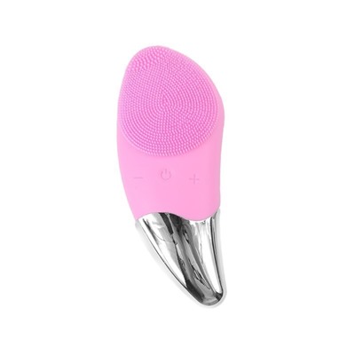 Электрическая щётка Sonic Facial Brush для чистки лица розовая