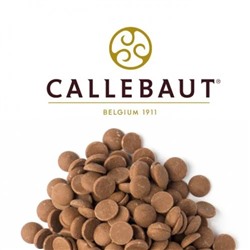 Молочный шоколад в галетах / каллетах / дропсах (33,6% какао),  100 гр (Callebaut)