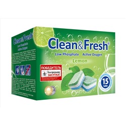 Таблетки для ПММ "Clean&Fresh" Allin1 (mini) 15 штук