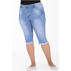 Капри джинсовые женские больших размеров