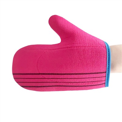 Bath Towel Мочалка-рукавица для душа с пилинг-эффектом, уплотненная, в ассортименте