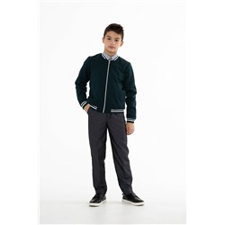 Серые школьные брюки для мальчика, модель 0911 СП
