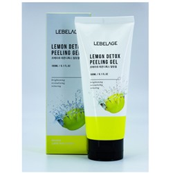 Глубокоочищающий пилинг- гель для лица с лимоном LEBELAGE, 180 мл