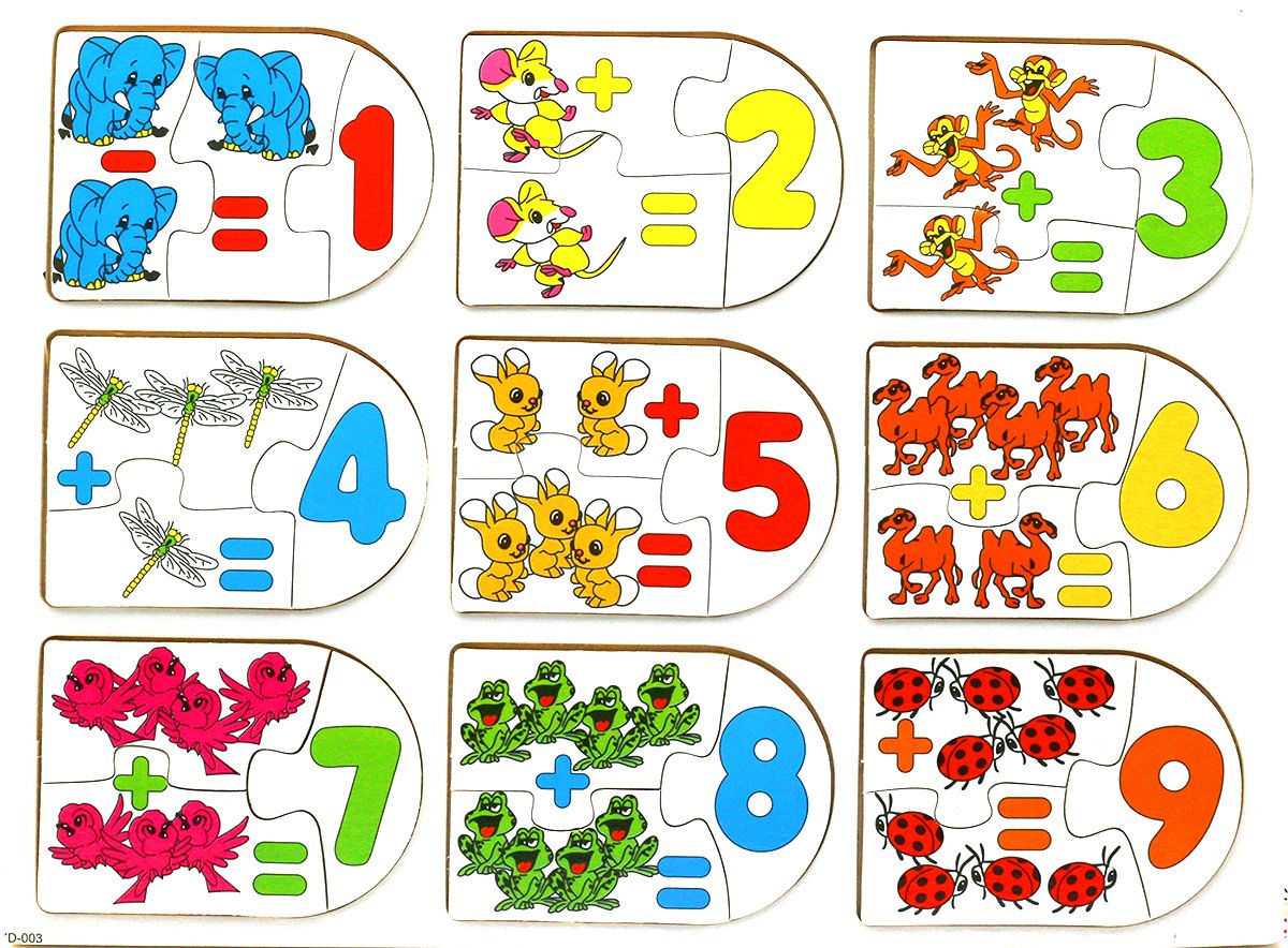 Играть в примеры 1. Математические карточки для дошколят. Логические пазлы для детей. Карточки "для дошкольников". Пазлы цифры для детей.