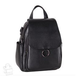 Рюкзак женский кожаный 6-719NN black Natale Navetta