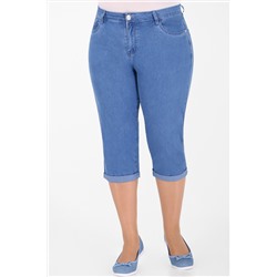 Капри джинсовые женские ниже колена plus size