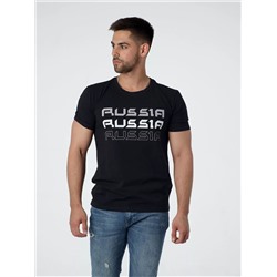 Футболка De Luxe Russia / Синяя